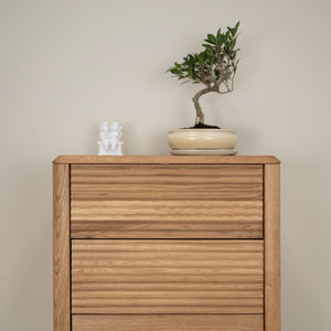 Chiffonnier en bois massif de chêne Oxford 5.1 - NordicStory