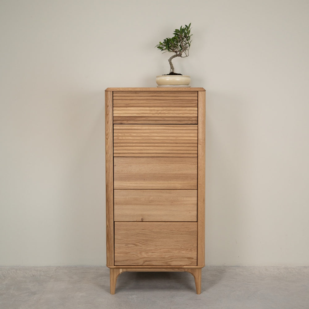 Chiffonnier en bois massif de chêne Oxford 5.1 - NordicStory