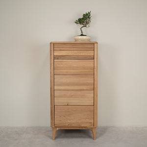 Chiffonnier en bois massif de chêne Oxford 5.1 - NordicStory