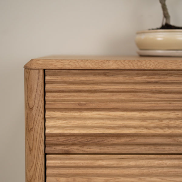 Chiffonnier en bois massif de chêne Oxford 5.1 - NordicStory