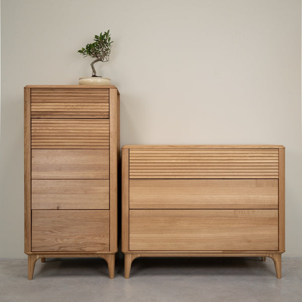 Chiffonnier en bois massif de chêne Oxford 5.1 - NordicStory