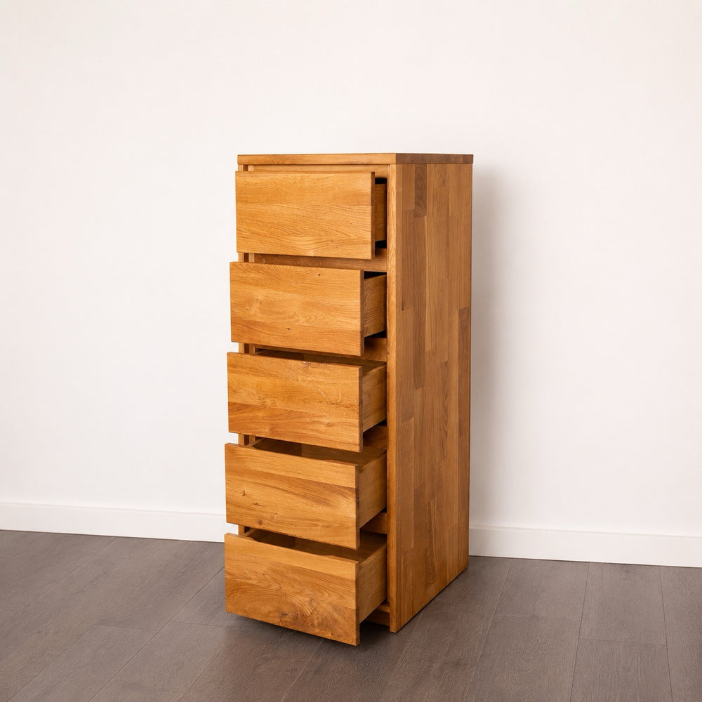 Chiffonnier en bois massif de chêne Oregon - NordicStory