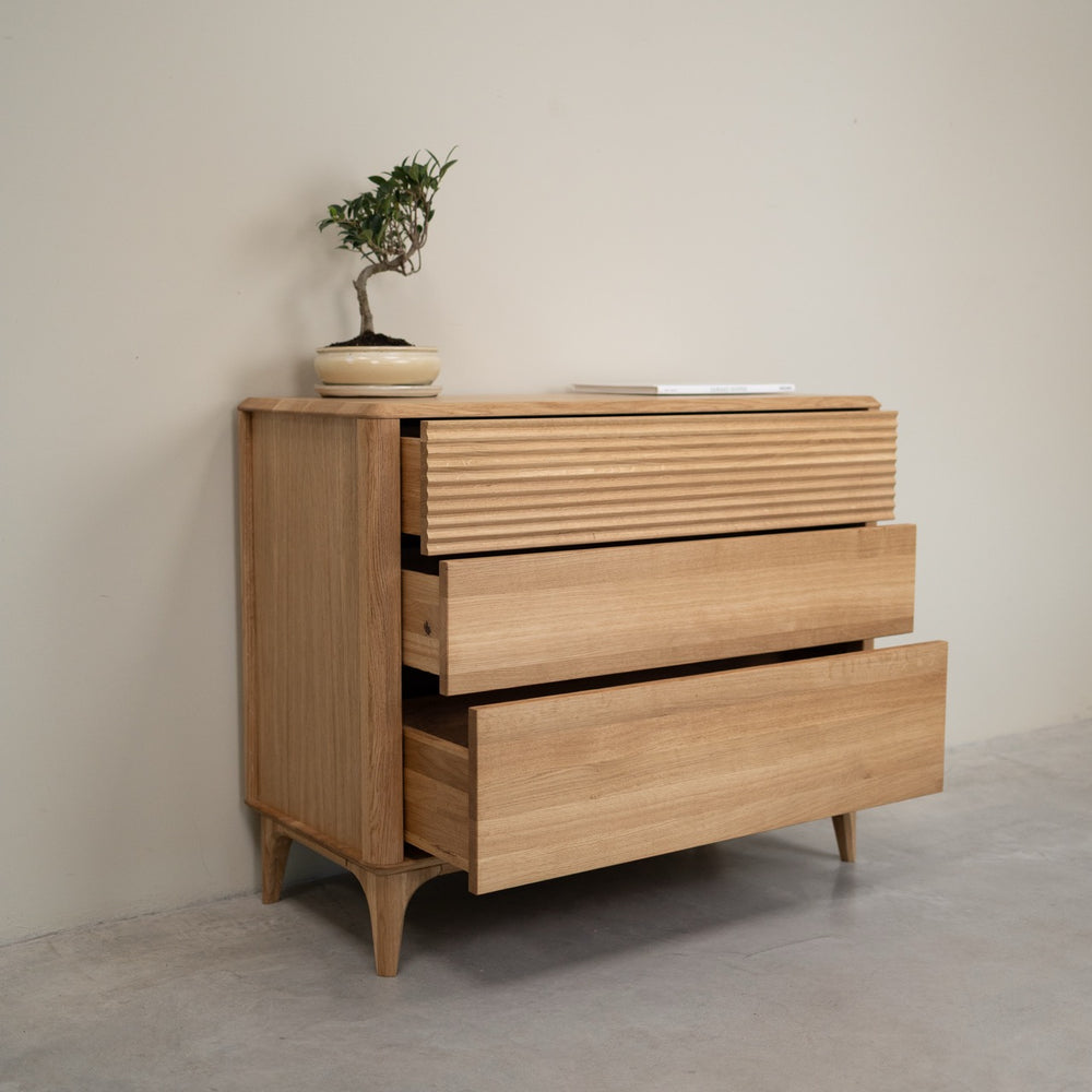 Commode en bois massif de chêne Oxford 3.1 - NordicStory