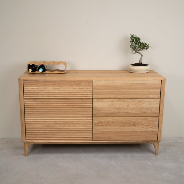 Commode en bois massif de chêne Oxford 6.2 - NordicStory