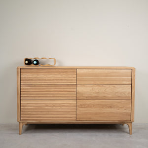 Commode en bois massif de chêne Oxford 6.2 - NordicStory