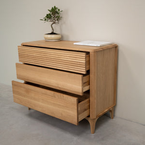 Commode en bois massif de chêne Oxford 3.1 - NordicStory