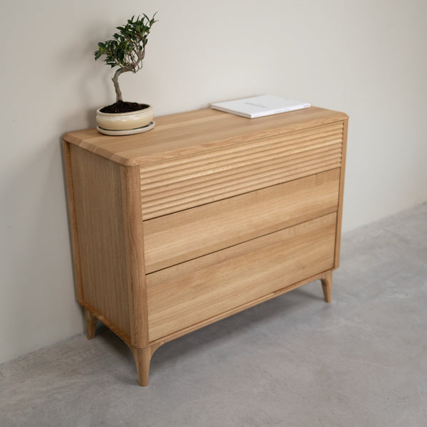 Commode en bois massif de chêne Oxford 3.1 - NordicStory