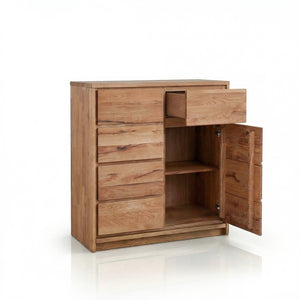 Buffet commode en bois massif de chêne Oregon 2.2 - NordicStory