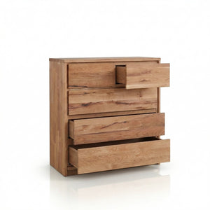 Commode en bois massif de chêne rustique