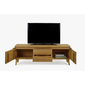Meuble TV en bois massif de chêne Milan - NordicStory