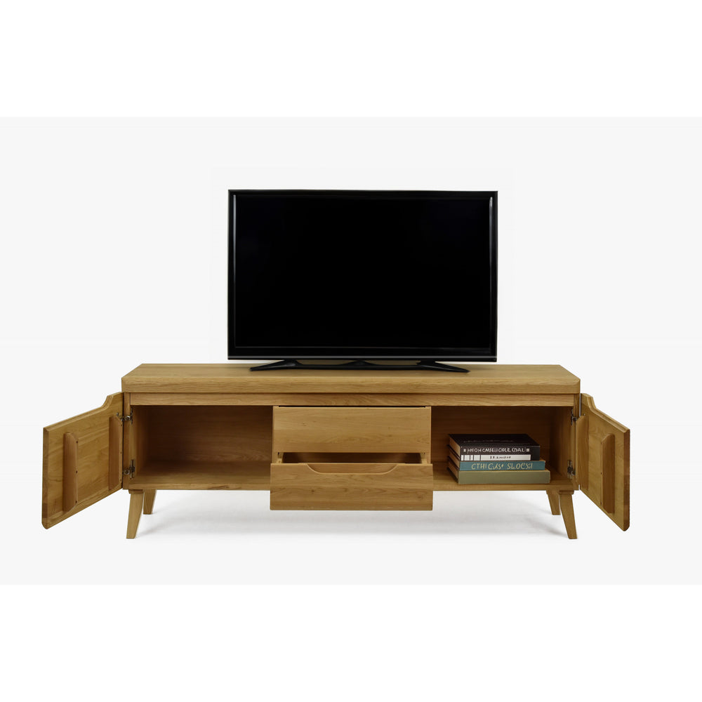 Meuble TV en bois massif de chêne Milan 2 - NordicStory