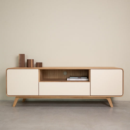 Meuble TV en bois massif de chêne Oslo 2 - VESKOR