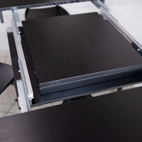 VESKOR Mesa redonda de comedor extensible madera de fresno EMMA Mobel.Store