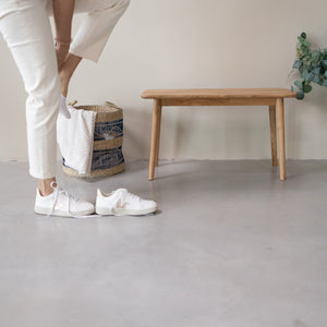 VESKOR Banco Mesa de centro de madera maciza roble "MALMO" Mobel.Store