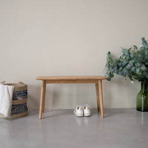 VESKOR Banco Mesa de centro de madera maciza roble "MALMO" Mobel.Store