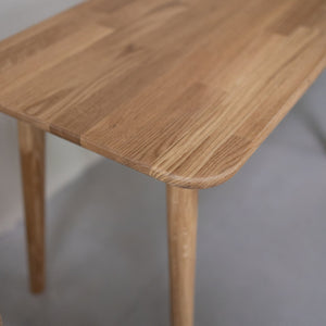 VESKOR Banco Mesa de centro de madera maciza roble "MALMO" Mobel.Store