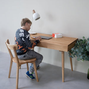 VESKOR Mesa escritorio de madera maciza roble MALMO 1 Success