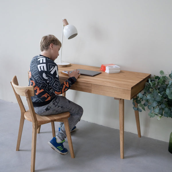 VESKOR Mesa escritorio de madera maciza roble MALMO 1 Success