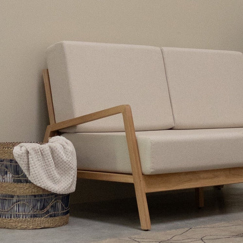 VESKOR Sofá tres plazas madera maciza SWEDEN