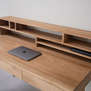 VESKOR Mesa escritorio de madera maciza roble sostenible Malmo 2 Mobel.Store