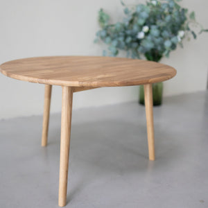 VESKOR Mesas apilables de centro de madera maciza de roble MALMO Mobel.Store