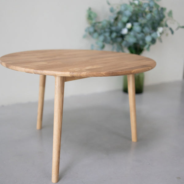 VESKOR Mesas apilables de centro de madera maciza de roble MALMO Mobel.Store