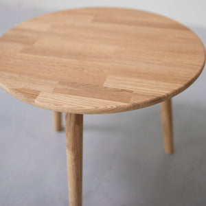 VESKOR Mesas apilables de centro de madera maciza de roble MALMO Mobel.Store