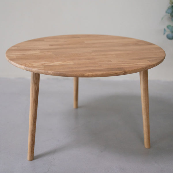 VESKOR Mesas apilables de centro de madera maciza de roble MALMO Mobel.Store