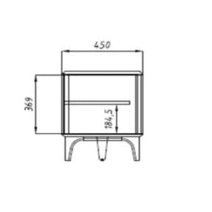 Mueble de TV de madera maciza roble Oxford NordicStory