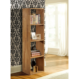 Etagère bibliothèque en bois massif de chêne Danemark 1 – 40,4 x 30 x 154 cm - NordicStory