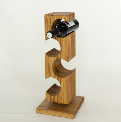 NordicStory Alma oak wine rack, support à vin pour 4 bouteilles
