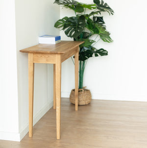 Console en bois massif de chêne Tolédo 1 – 103 x 38 x 77,5 cm - NordicStory