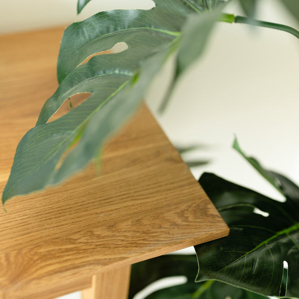 Console en bois massif de chêne Tolédo 1 – 103 x 38 x 77,5 cm - NordicStory