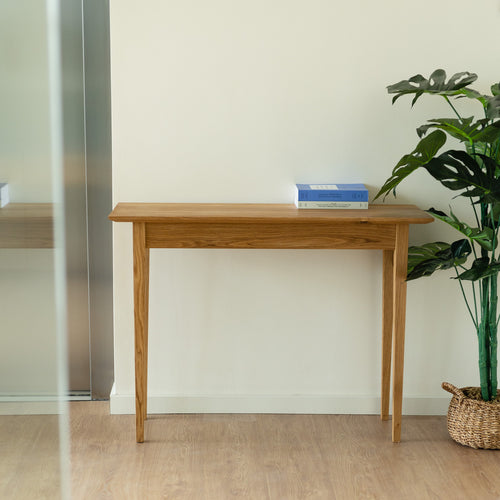 Console en bois massif de chêne Tolédo 1 – 103 x 38 x 77,5 cm - NordicStory