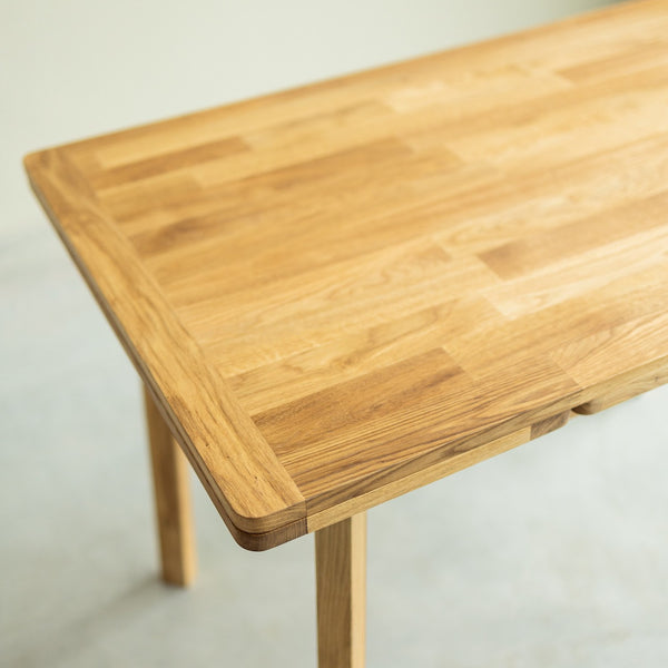 Table à manger extensible en chêne massif Mini 1 – 110-170 x 65 x 75 (77) cm - NordicStory