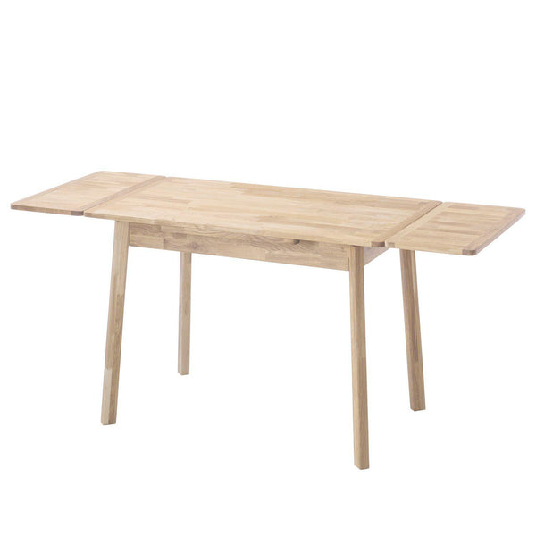 Table à manger extensible en chêne massif Mini 1 – 110-170 x 65 x 75 (77) cm - NordicStory