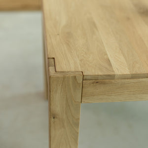 Table à manger extensible en chêne massif XL – 160-280 x 90 x 75 cm - NordicStory