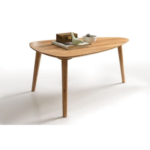 Table basse gigogne en bois massif de chêne Escandi 2 – 70 x 50 x 36 cm / 73,8 x 70 x 45 cm / 90 x 60 x 46 cm - NordicStory