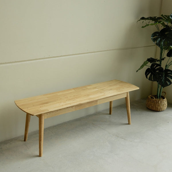 Banc en bois massif de chêne Escandi – 120/140/160 x 40 x 45 cm - NordicStory