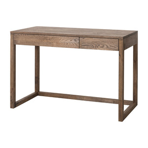 Bureau console en bois massif de chêne Danemark – 120 x 50 x 79 cm - NordicStory