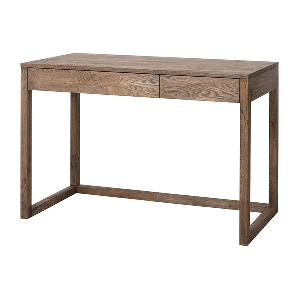 Bureau console en bois massif de chêne Danemark – 120 x 50 x 79 cm - NordicStory