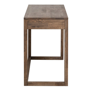 Bureau console en bois massif de chêne Danemark – 120 x 50 x 79 cm - NordicStory