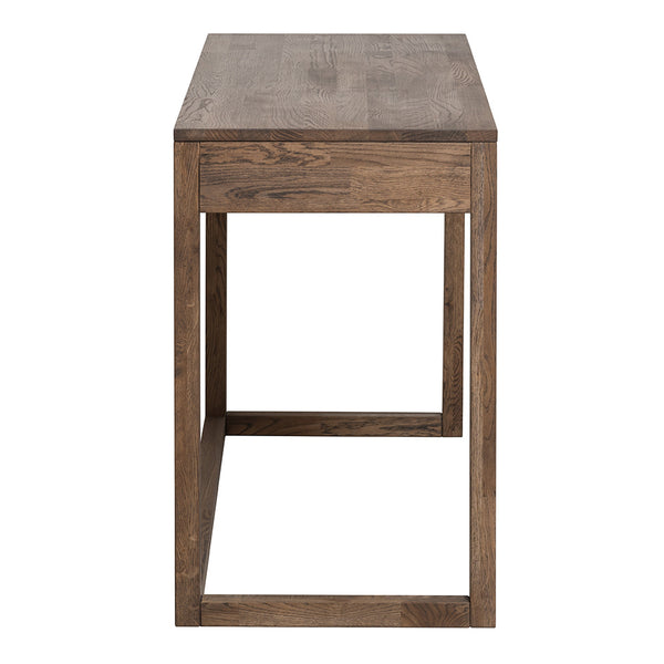 Bureau console en bois massif de chêne Danemark – 120 x 50 x 79 cm - NordicStory