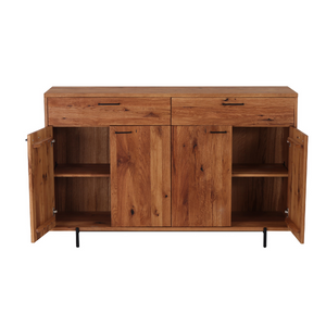 Buffet en bois massif Normandie – 160 cm x 44 cm x 90 cm - VESKOR