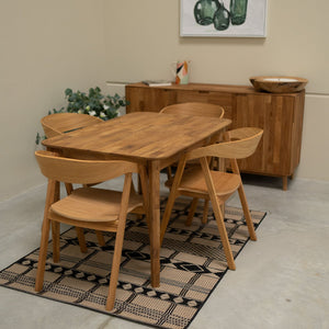 Chaise en bois massif de chêne Knut – Lot de 2 ou 4 chaises - VESKOR