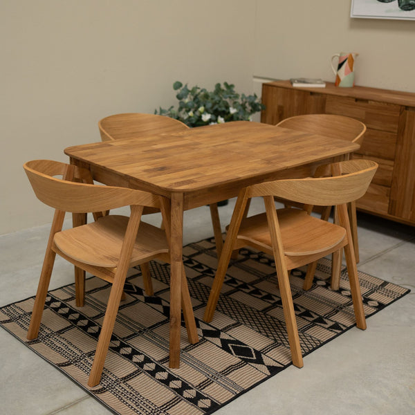 Chaise en bois massif de chêne Knut – Lot de 2 ou 4 chaises - VESKOR