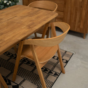 Chaise en bois massif de chêne Knut – Lot de 2 ou 4 chaises - VESKOR