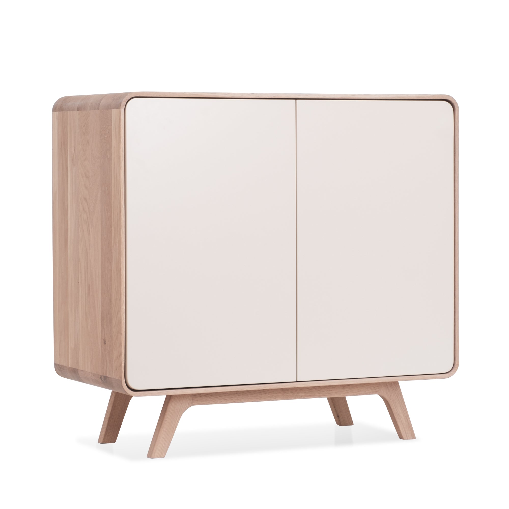 Buffet commode en bois massif de chêne Oslo 1