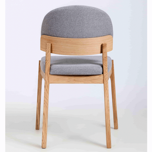 Chaise en bois massif de chêne revêtement