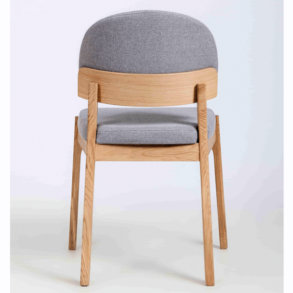 Chaise en bois massif de chêne revêtement